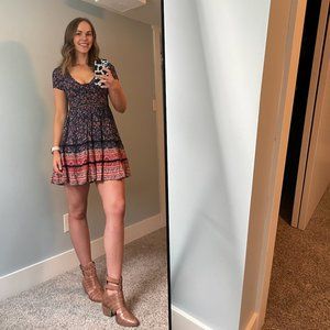 Blue Floral Dress